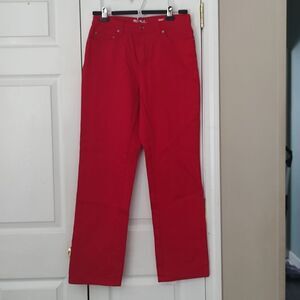 Style & Co red Easy Jeans Sz 4 NWOT